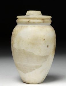 “Breaking the alabaster box.”